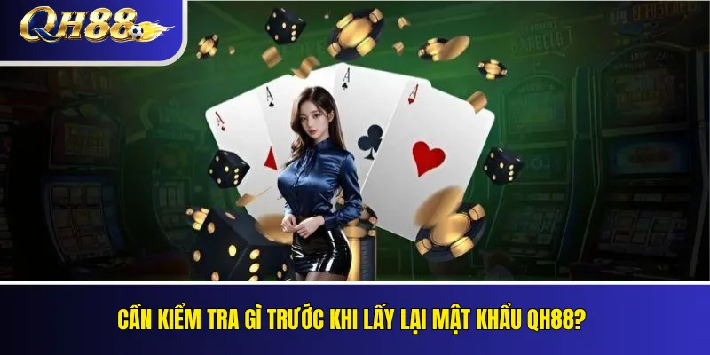 Cần kiểm tra gì trước khi lấy lại mật khẩu QH88?