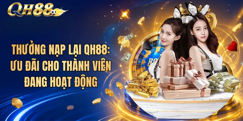 Thưởng Nạp Lại QH88: Ưu Đãi Cho Thành Viên Đang Hoạt Động